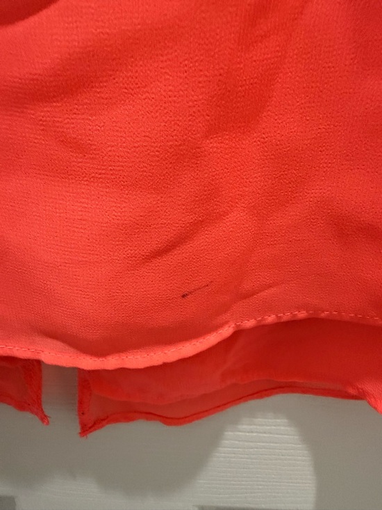 mine Neon Coral and Black Sleeveless Top Large - Picture 7 of 12